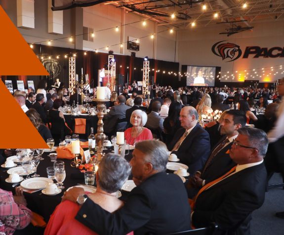 orange and black ball