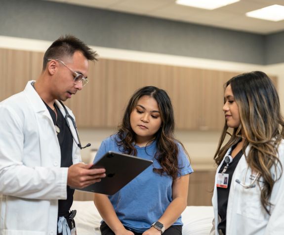 Pacific nursing students