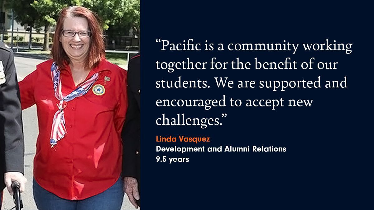Linda Vasquez, Development and Alumni Relations
