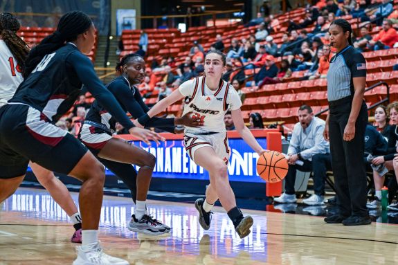 Pacific women's basketball player