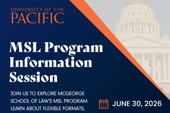 A blue and orange graphic that says "MSL Program Information Session" on June 30.