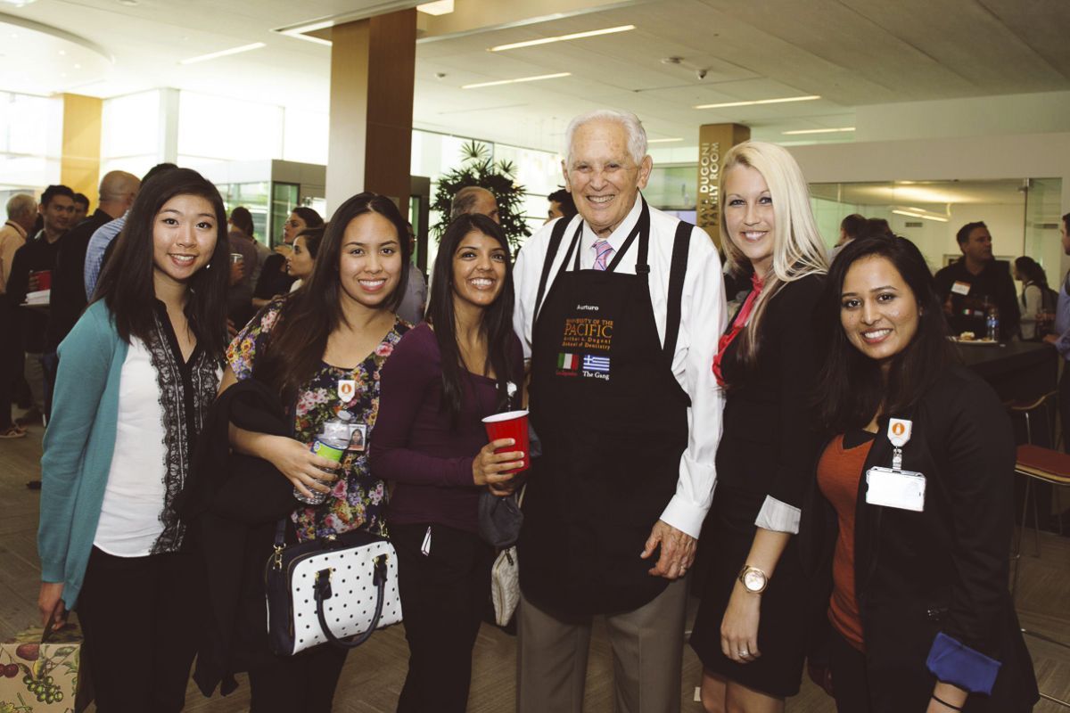 Art Dugoni with students