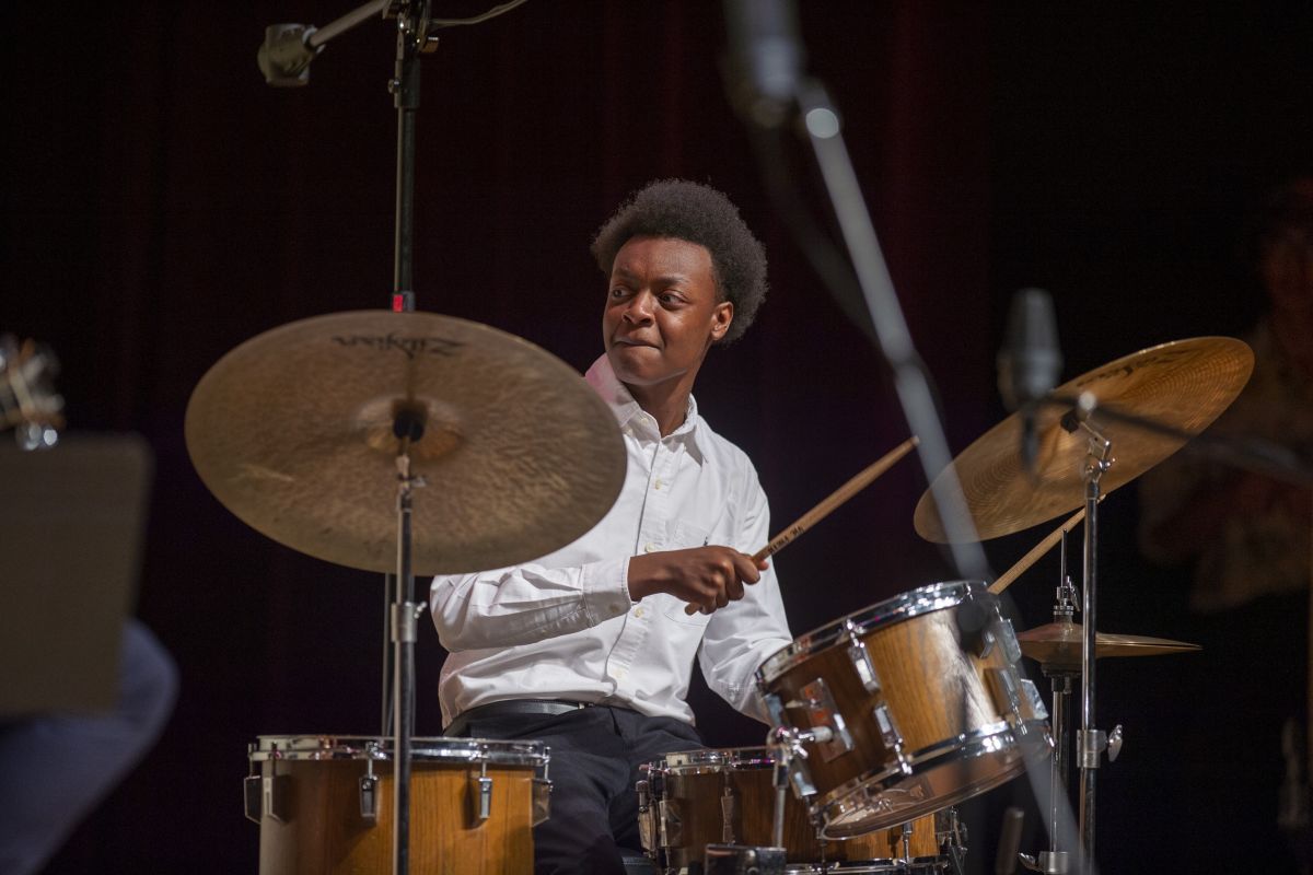 Jazz drummer