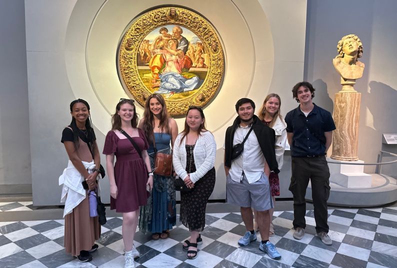 Eight students are spending their summer immersed in an intense Italian language program.