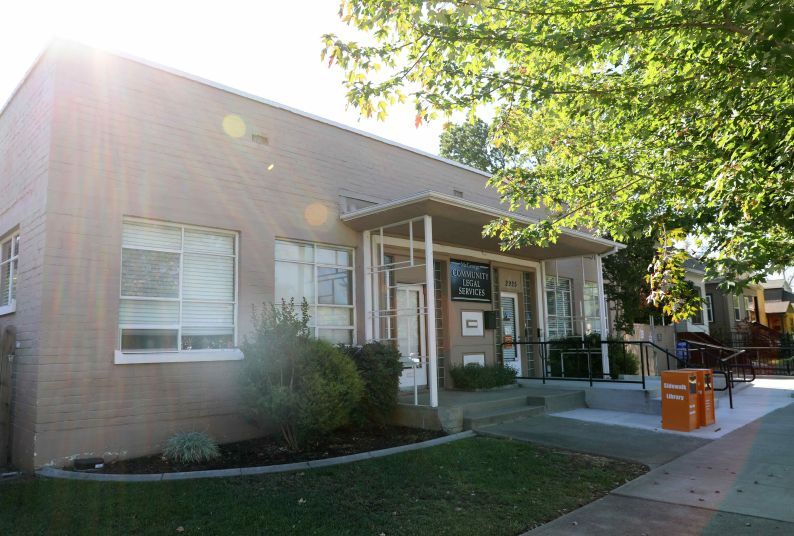 outside of the elder and health clinic building