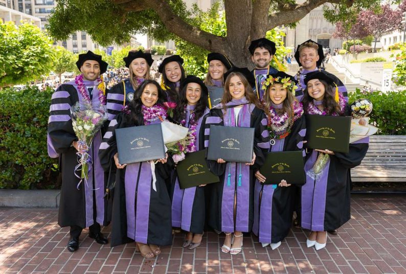 group photo of graduates at Commencement