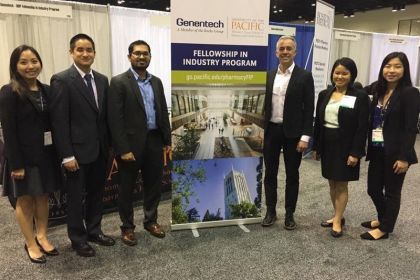 Group of individuals who are a part of the Fellowship in Industry Program in partnership Genentech