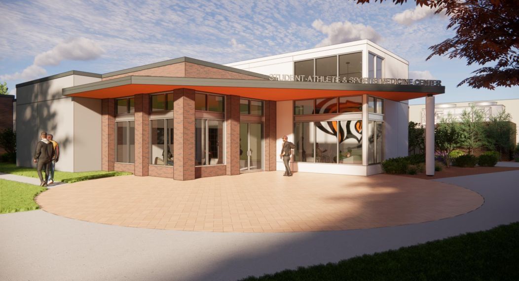 Student Athlete and Sports Medicine Center entrance