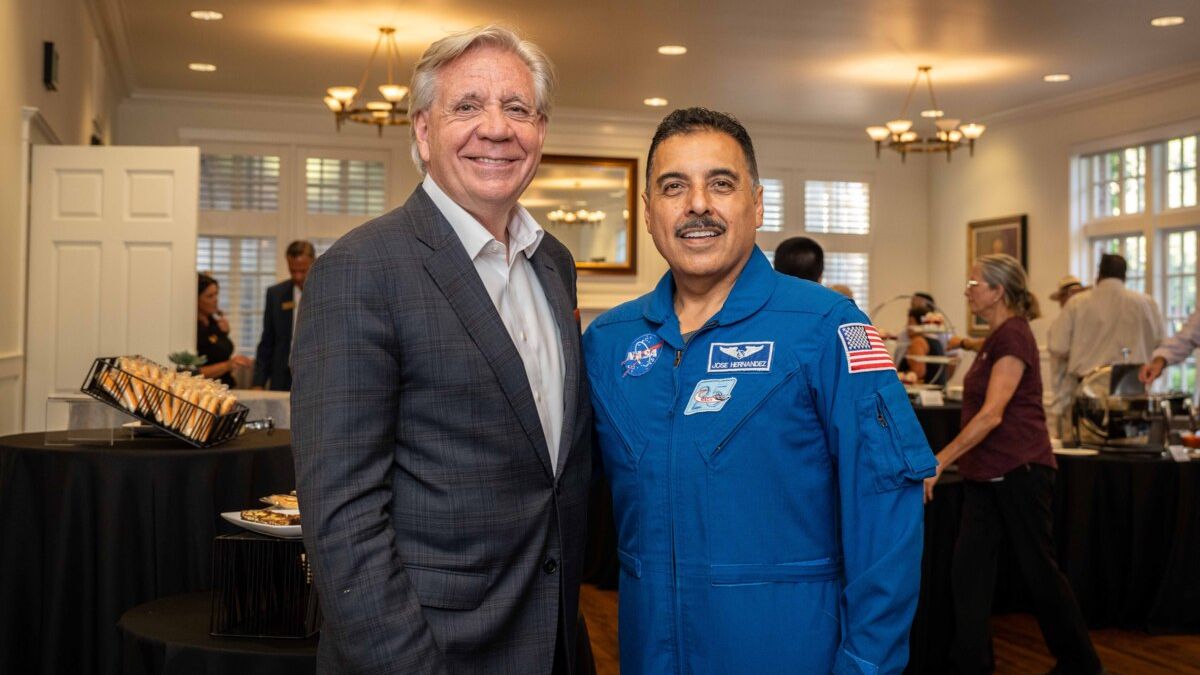 President Callahan and Jose Hernandez